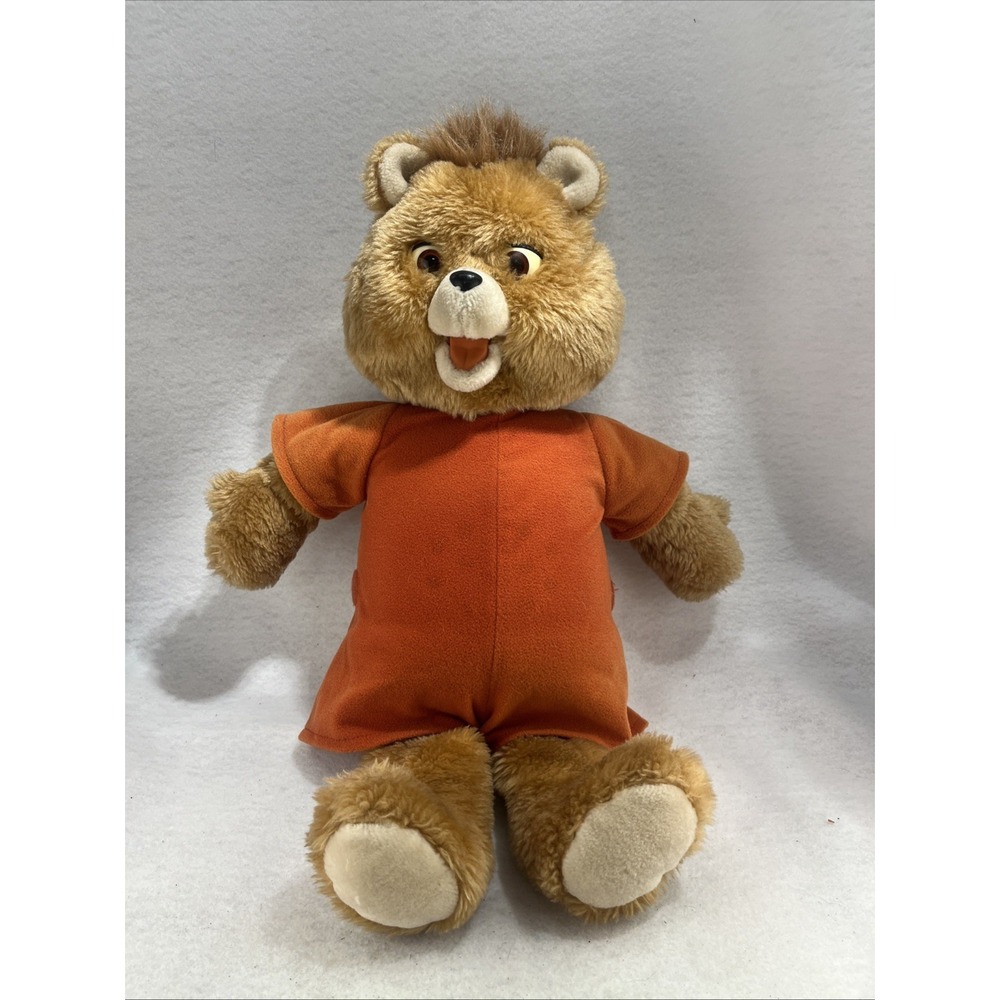 Vintage Teddy Ruxpin + Christmas Cassette Worlds Of Wonder As Is Not Working